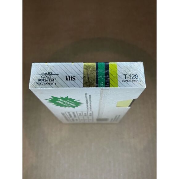 Blank VHS 120 Minute Super Tape-MASTER HG Gold NEW Vintage NOS Multiplay - Picture 4 of 4